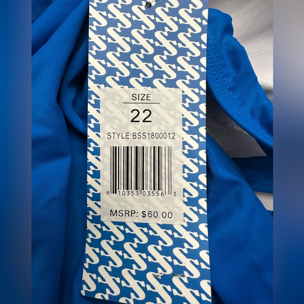 Sun & Sea Womens Horizon One Piece Swim Dress in Blue New With Tags - Picture 3 of 4